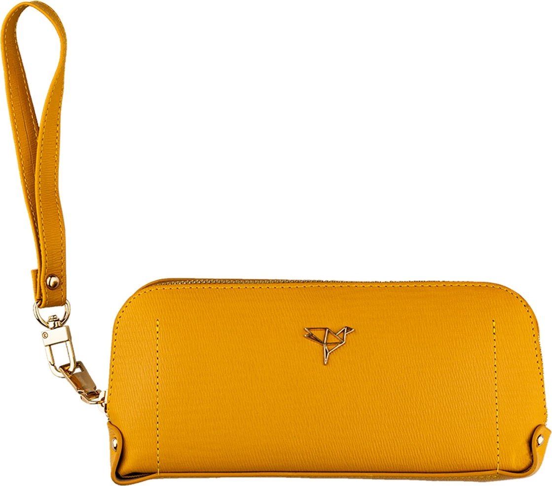 Portofol për gra, ngjyrë mustard, Zoozie Bags, Miami