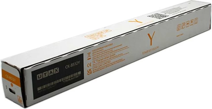 Toner Utax CK-8512 rendiment 9,750-23,700 faqe origjinal verdhë