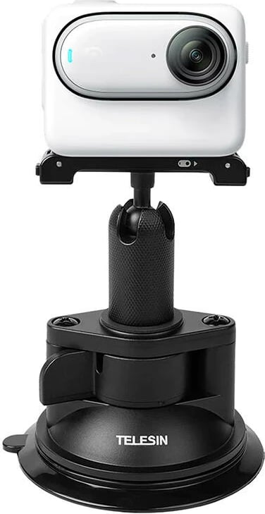 Set bazë magnetike dhe me vakum për kamera sportive Telesin MAG-003, për Insta360 GO 3, e zezë Set bazë magnetike dhe me vakum për kamera sportive Telesin MAG-003, për Insta360 GO 3, e zezë