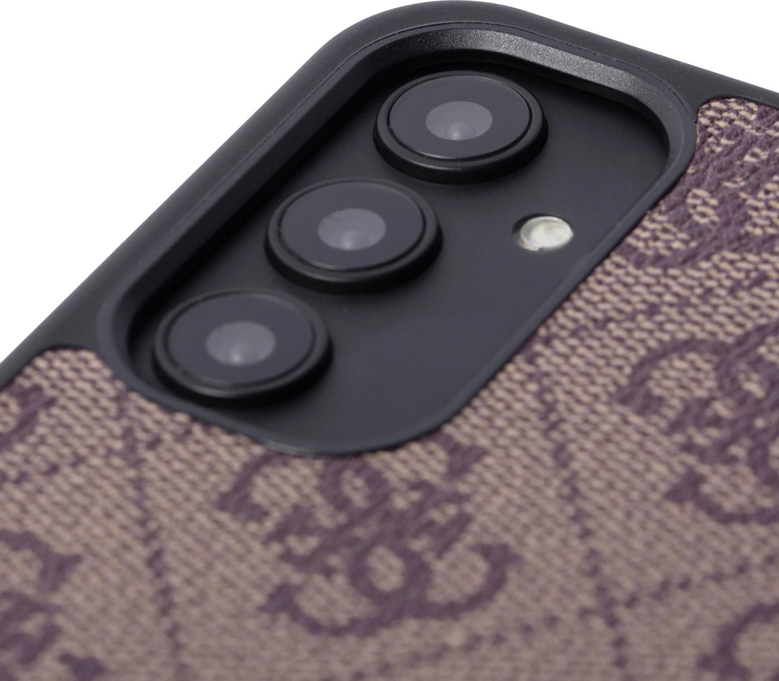 Mbështjellës Guess 4G Charms për Samsung Galaxy A34 5G, kafe Mbështjellës Guess 4G Charms për Samsung Galaxy A34 5G, kafe