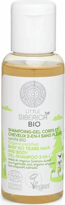 Shampon dhe xhel trupi për fëmijë Natura Siberica Bio 2n1, 50ml
