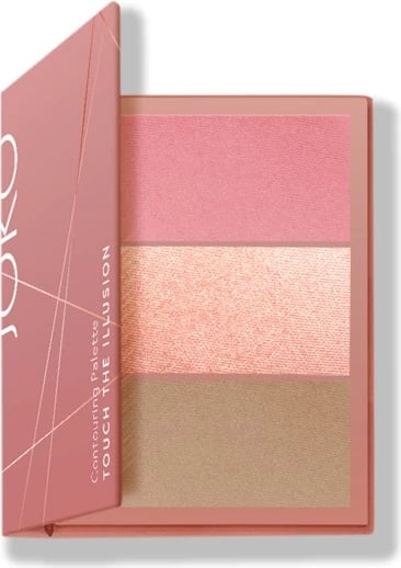 Paletë konturimi fytyre Joko Touch The Illusion 3-në-1 01 Pink 10.5g