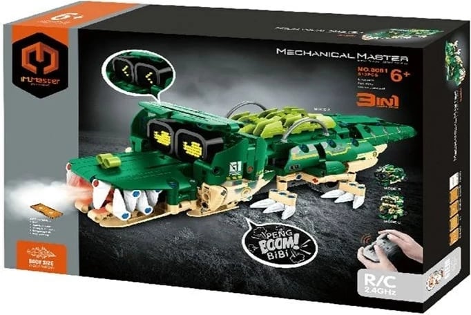 Set ndërtimi IM.MASTER robocrocodile 3-in-1, 513 pjesë