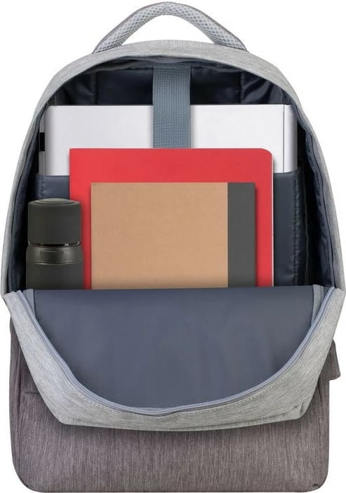 Çantë shpine RIVACASE Prater 15.6", USB port, gri/mokka Çantë shpine RIVACASE Prater 15.6", USB port, gri/mokka