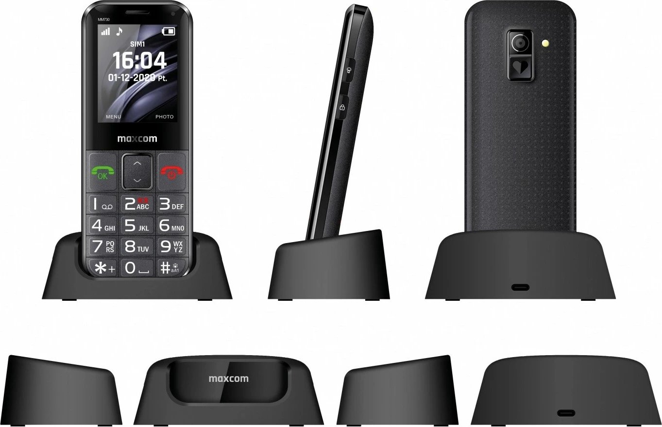 Telefon Maxcom MM730BB Comfort, 2.2", 2 MP, 800 mAh, i zi