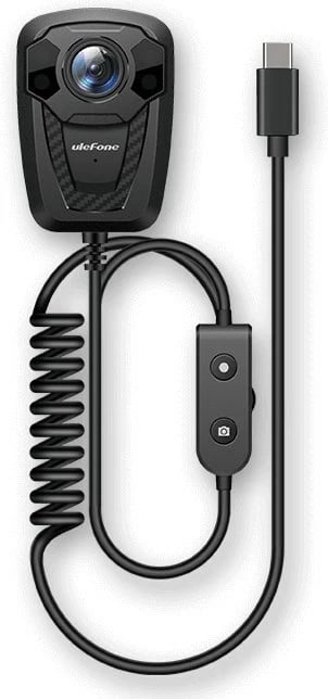 Kamerë trupore Ulefone UF-NV me vizion nate, 2 MP, Full HD, IP66, e zezë, me kabllo USB 2m