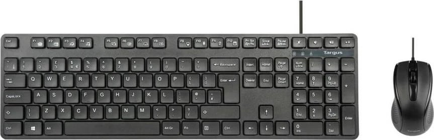 Set tastierë dhe maus Targus, full size, USB, QWERTY spanjisht, e zezë