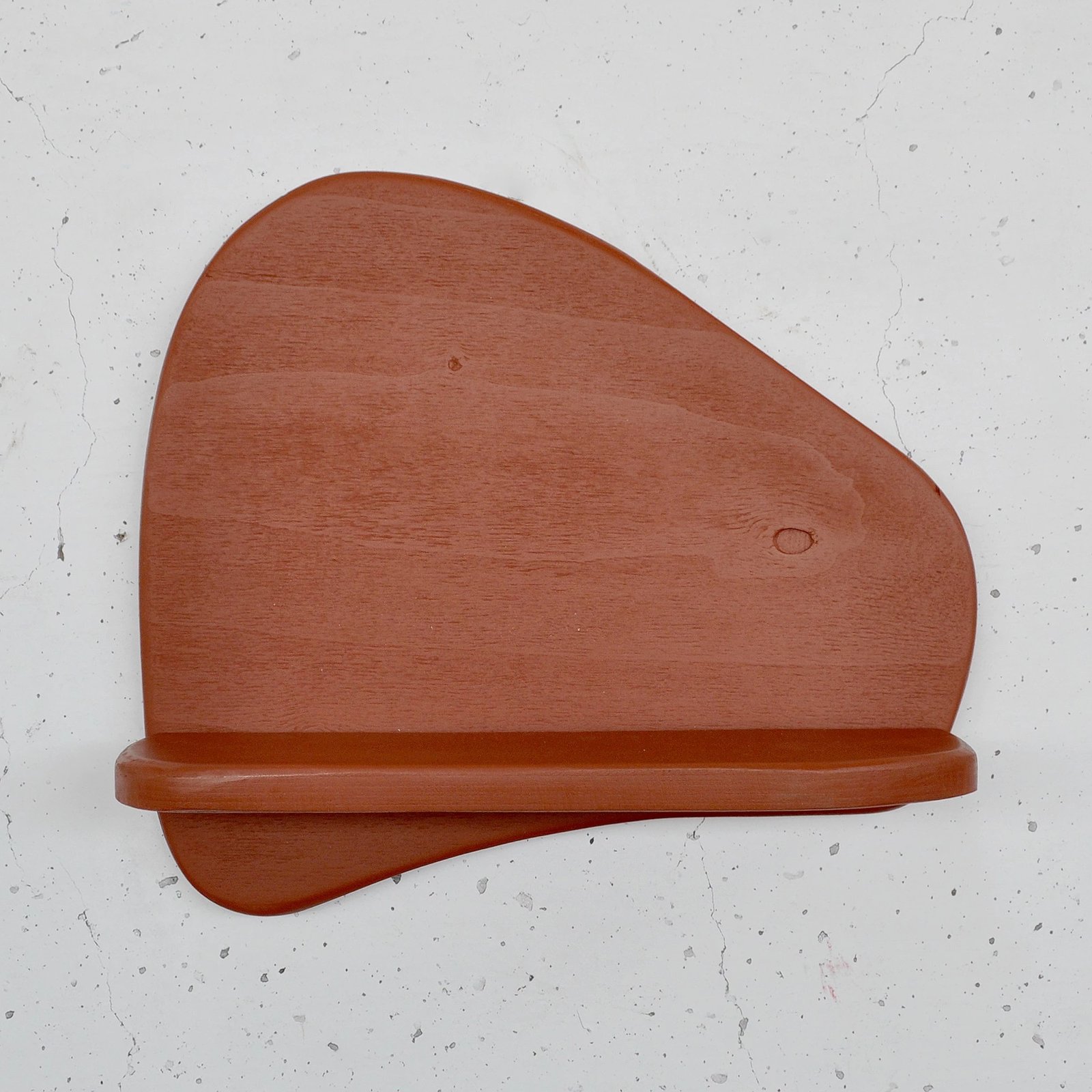 Raft dekorativ muri, dru i kuq, Skye Decor, Meh221, 35x32x11cm