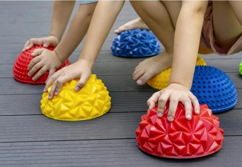 Hemisferë sensoriale diamanti Tullo për fëmijë, ngjyrë e gjelbër