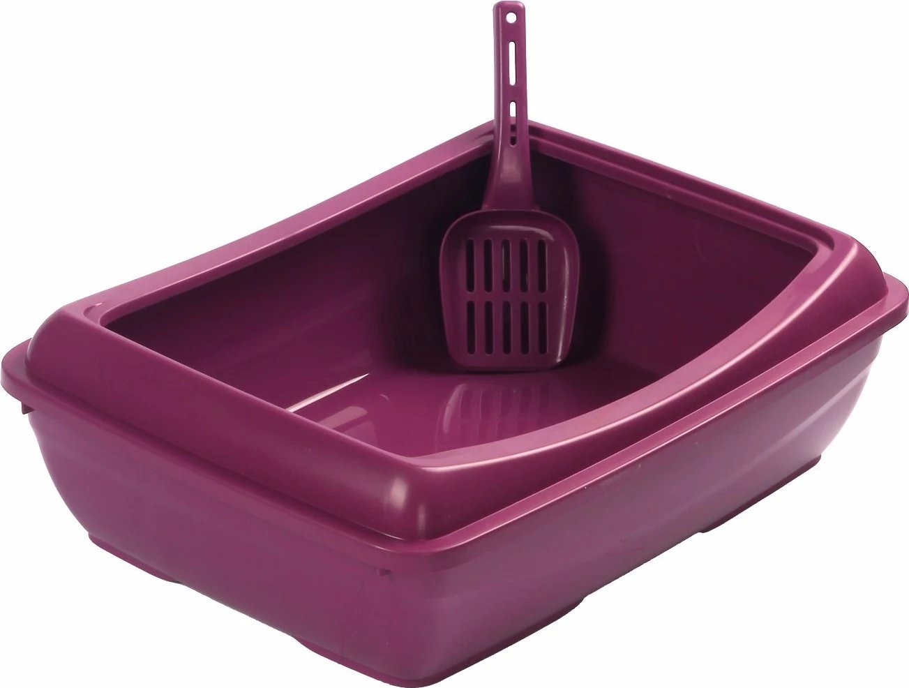 Kuti për rërë për mace, ngjyrë fuchsia, 5091-2