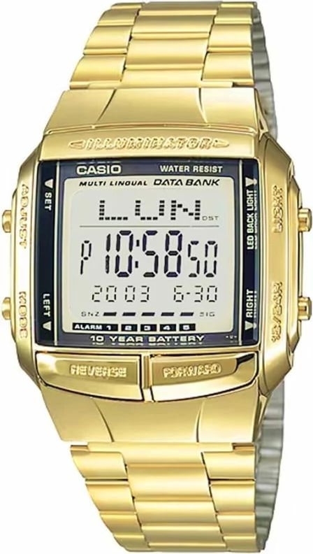 Orë dore për meshkuj Casio, ari
