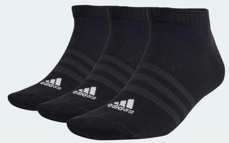 Çorape të ulëta për meshkuj dhe femra adidas, të zeza