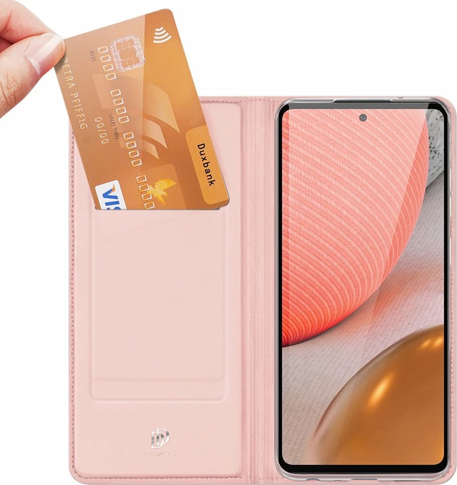Mbështjellës Dux Ducis Skin Pro për Samsung Galaxy A72 4G, rozë
