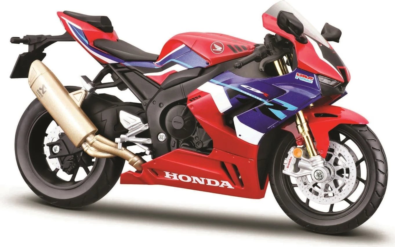 Model metalik motorri Maisto Honda CBR 1000RR Fireblade 1:12, Kuqe/Blu/Zi