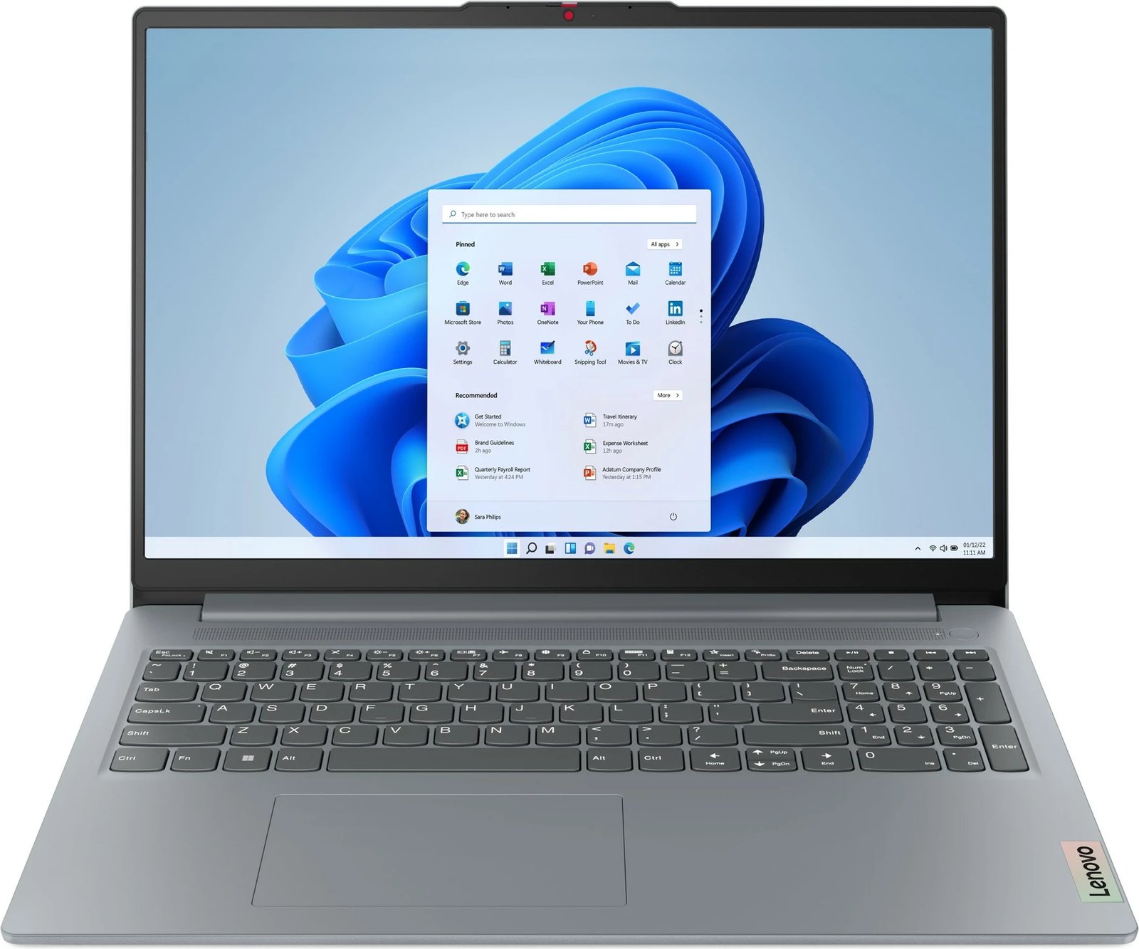 Kompjuter Lenovo IdeaPad Slim 3 16ABR8, Ryzen 7, 16GB RAM, 1TB, Arctic Grey