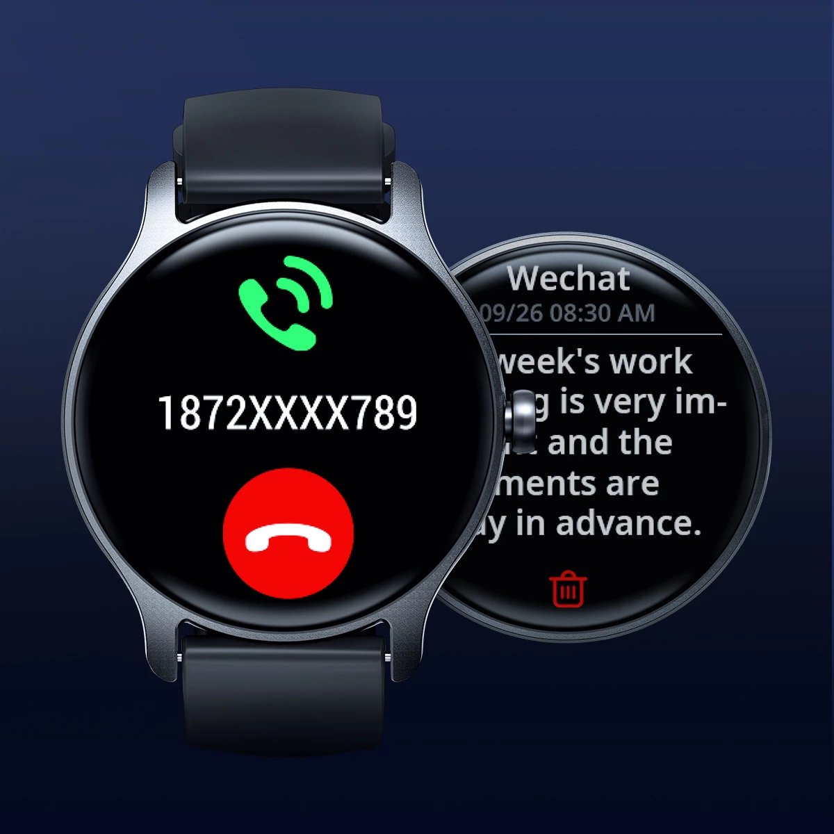 Smartwatch Joyroom JR-FC1 Classic Series, 1.28", 220 mAh, IP68, Gri