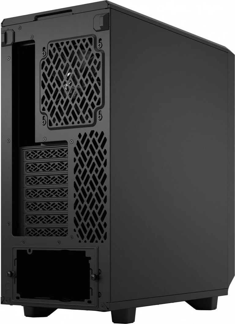 Kasë Fractal Design Meshify 2 Compact FD-C-MES2C-01, ATX/Micro ATX/Mini ITX, USB 3.1 Type-C, 6x 2.5", 2x 3.5", 424x210x475 mm, e zezë