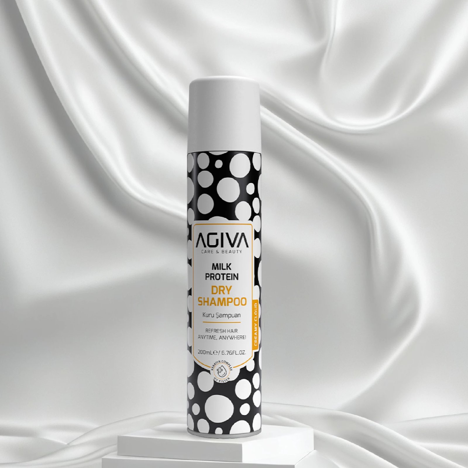 Shampon i thatë për flokë Agiva Milk Protein Amino Complex Pro Care 