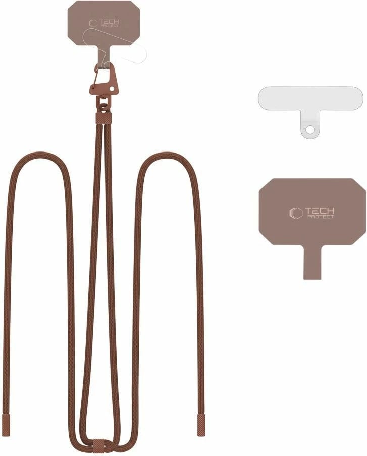 Rrip crossbody për celular Tech-Protect C5S, kafe