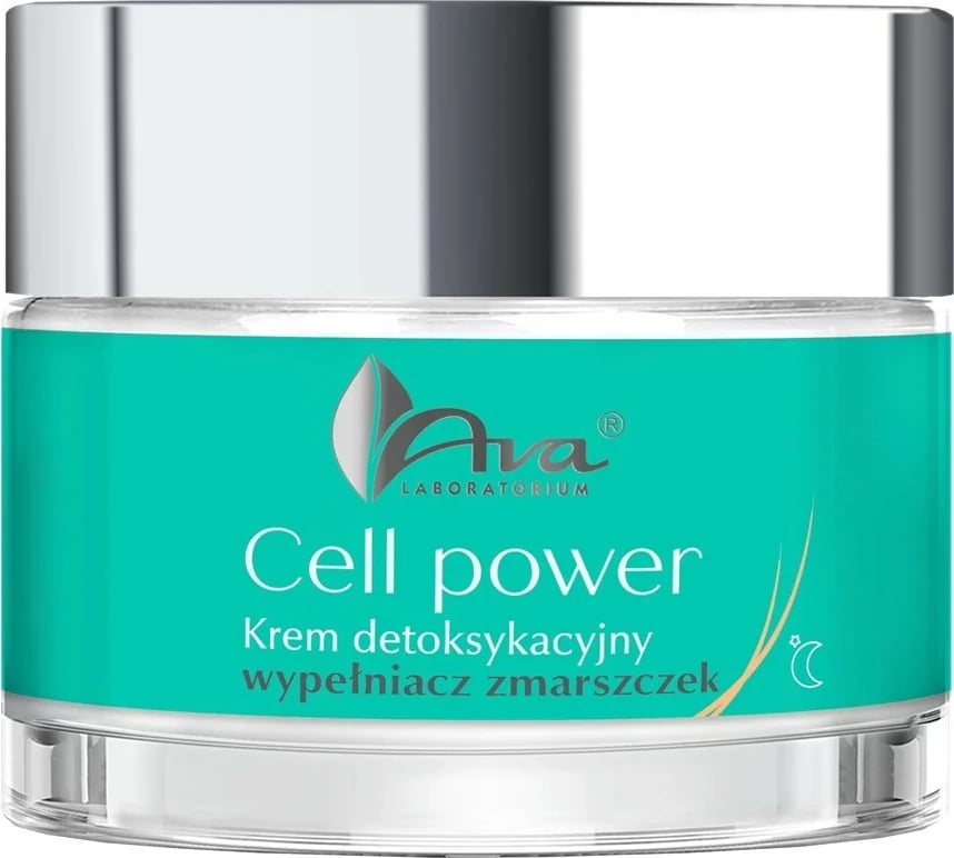 Krem nate për fytyrë për femra Ava Laboratorium Cell Power Night Detoxifying Cream Filling Wrinkles 50ml