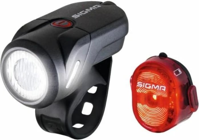 Set llamba biçiklete Sigma, të zeza