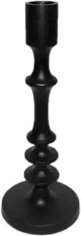 Mbajtëse për qiri TUNN, alumin i zi, 9x9x23cm