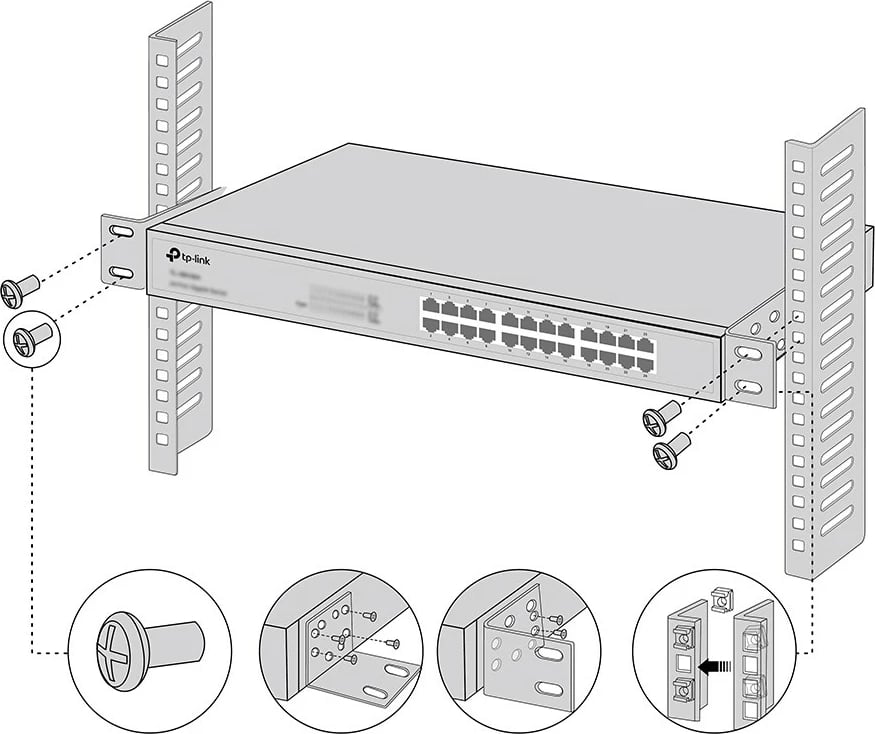 Kit montimi TP-Link Omada 13-inch Switches, Metal, Zi