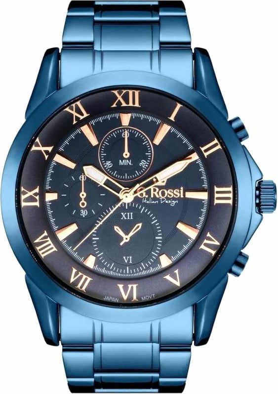 Orë dore për meshkuj G.Rossi, blu