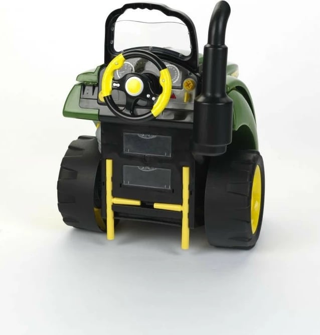 Lodër traktor John Deere Klein 3916 me motor kthyes, për djem, plastikë, e gjelbër/verdhe/zezë