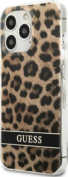 Mbështjellës Guess GUHCP13LHSLEOW për iPhone 13/13 Pro 6.1", hardcase, Leopard, kafe Mbështjellës Guess GUHCP13LHSLEOW për iPhone 13/13 Pro 6.1", hardcase, Leopard, kafe