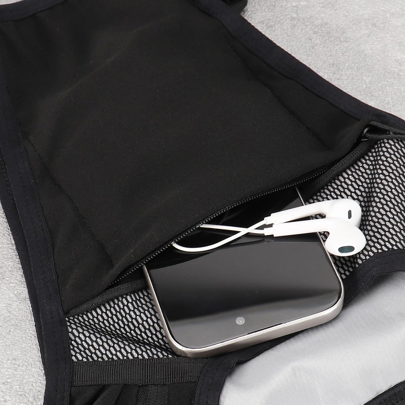 Jelek reflektues sportiv Wozinsky WKDB1, poliestër, 150g, i zi