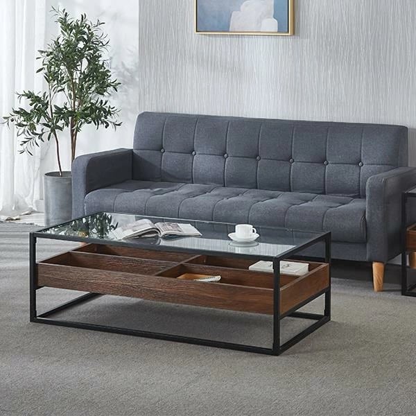 Tavolinë kafeje Nextdeco me sipërfaqe MDF, H40x120x60cm