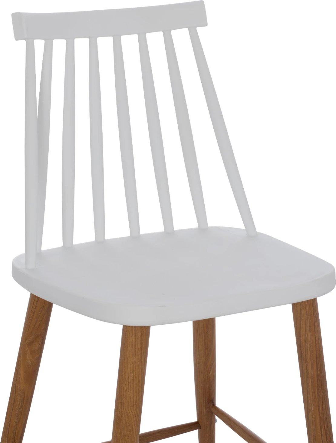 Karrige për bar FH9300.01 e bardhë, lartësi mesatare, 43x45x97 cm, set prej 2 copë