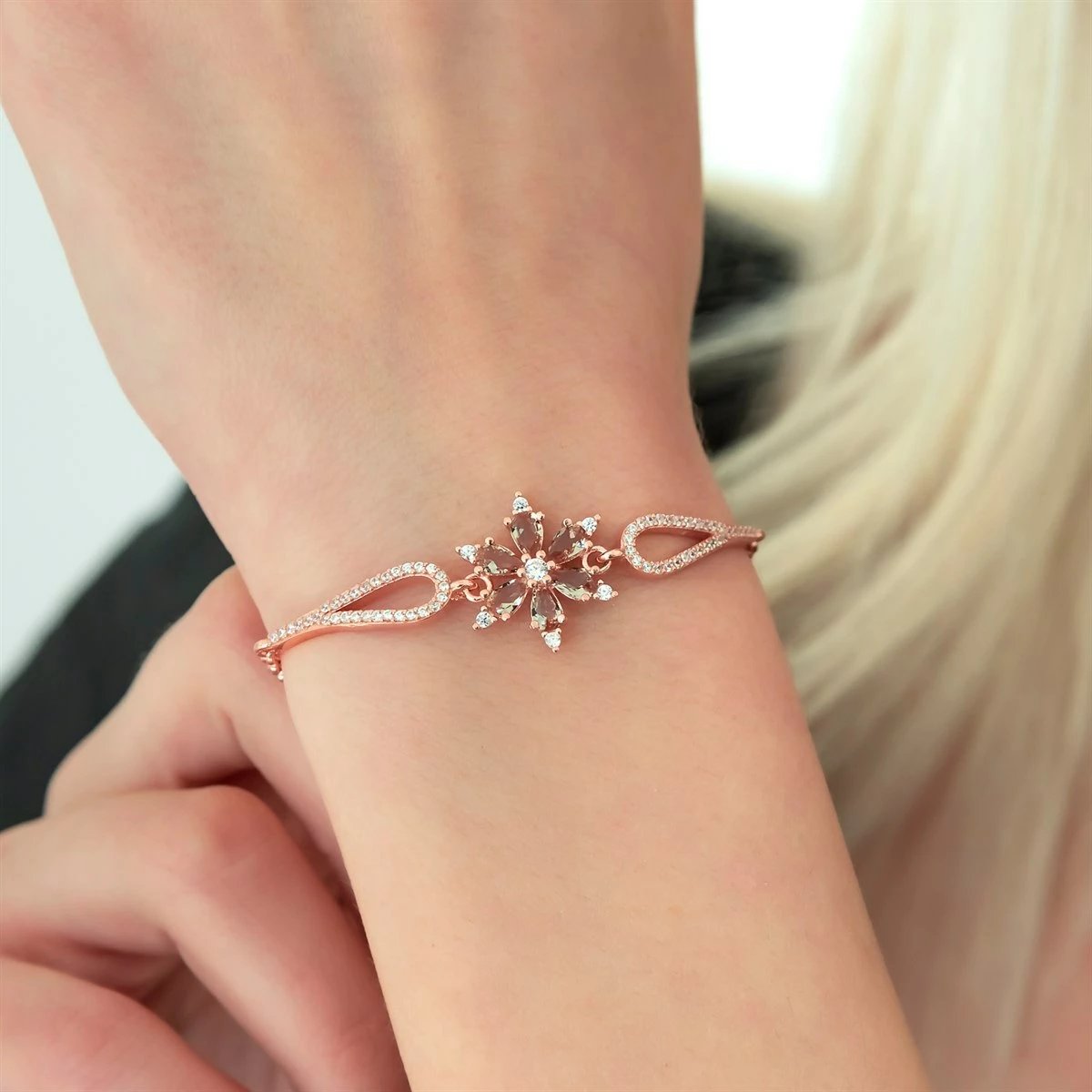 Byzylyk argjendi, ngjyrë rozë e bardhë, Jumeon, NRZ99114