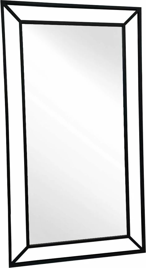 Pasqyrë varëse, metal i zi, 100x180cm