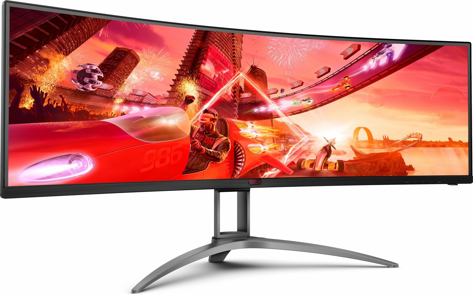 Monitor AOC AG493UCX2 49 inç, 5120x1440, 165Hz, FreeSync Premium Pro, LED, i zi
