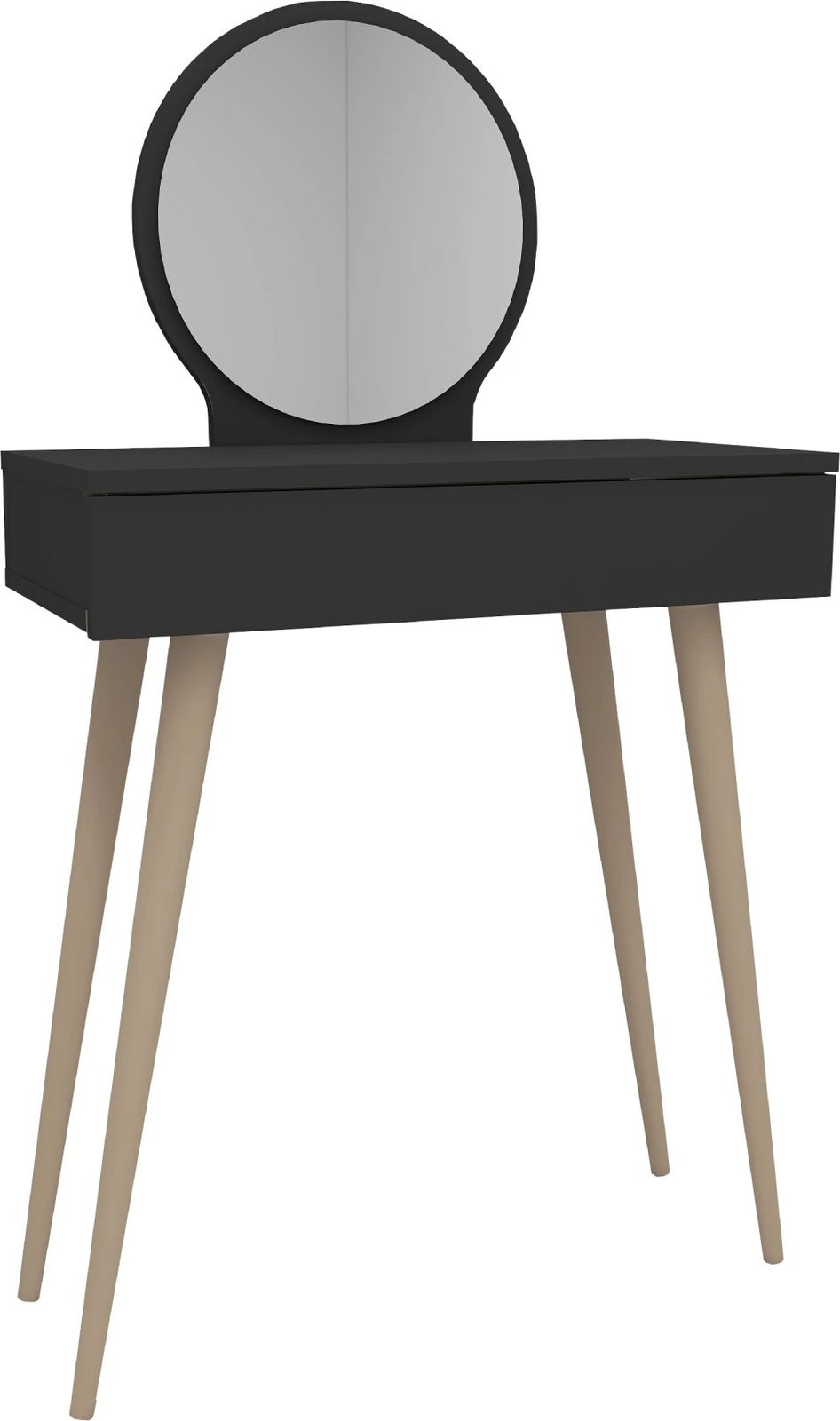 Tavolinë grimi Skye Decor, ngjyrë antracit, Siena