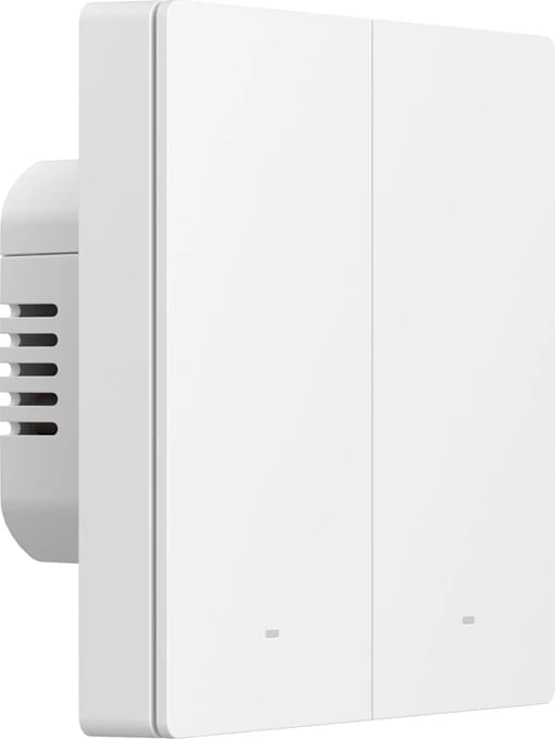 Switch smart Sonoff ZBM5-2C-86W me prekje, Zigbee, 2 kanale, i bardhë