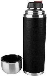 Termos Emsa Senator Sleeve 1.0L, çelik inox, e zezë