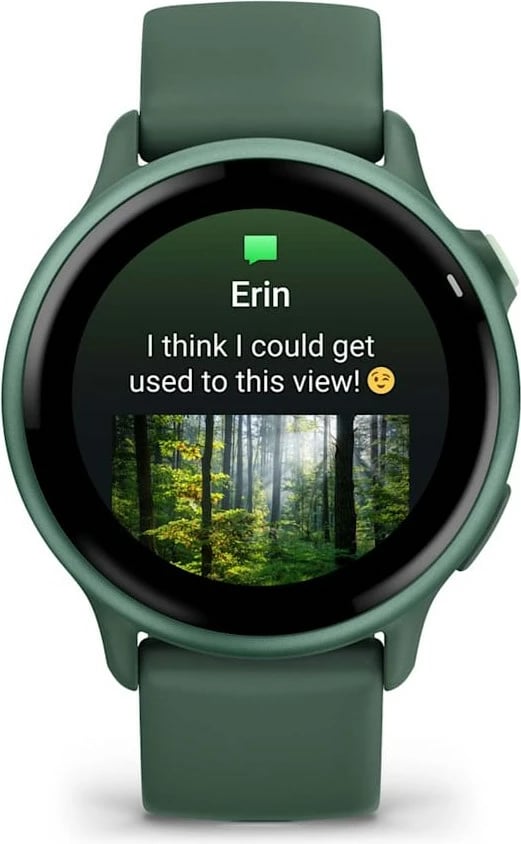 Orë sportive Garmin vívoactive 6, 42 mm, AMOLED, GPS, e gjelbër