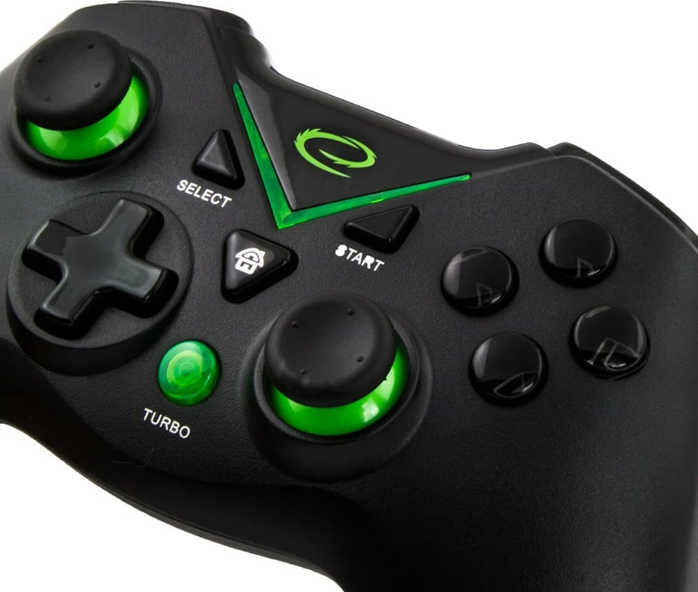 Gamepad wireless Esperanza EGG112K për PC/PS3/Xbox One, i zi