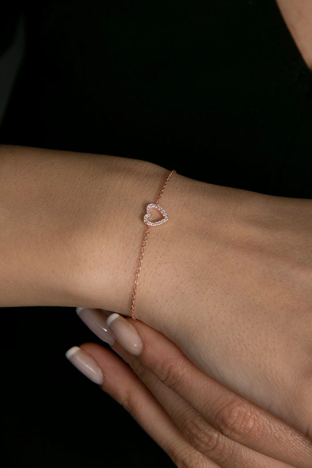 Byzylyk argjendi Elika Silver, ngjyrë rozë e artë, ELKSLVR7445R