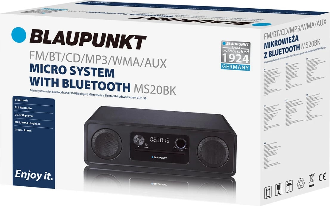 Radio me CD, USB dhe Bluetooth BLAUPUNKT MS20BK