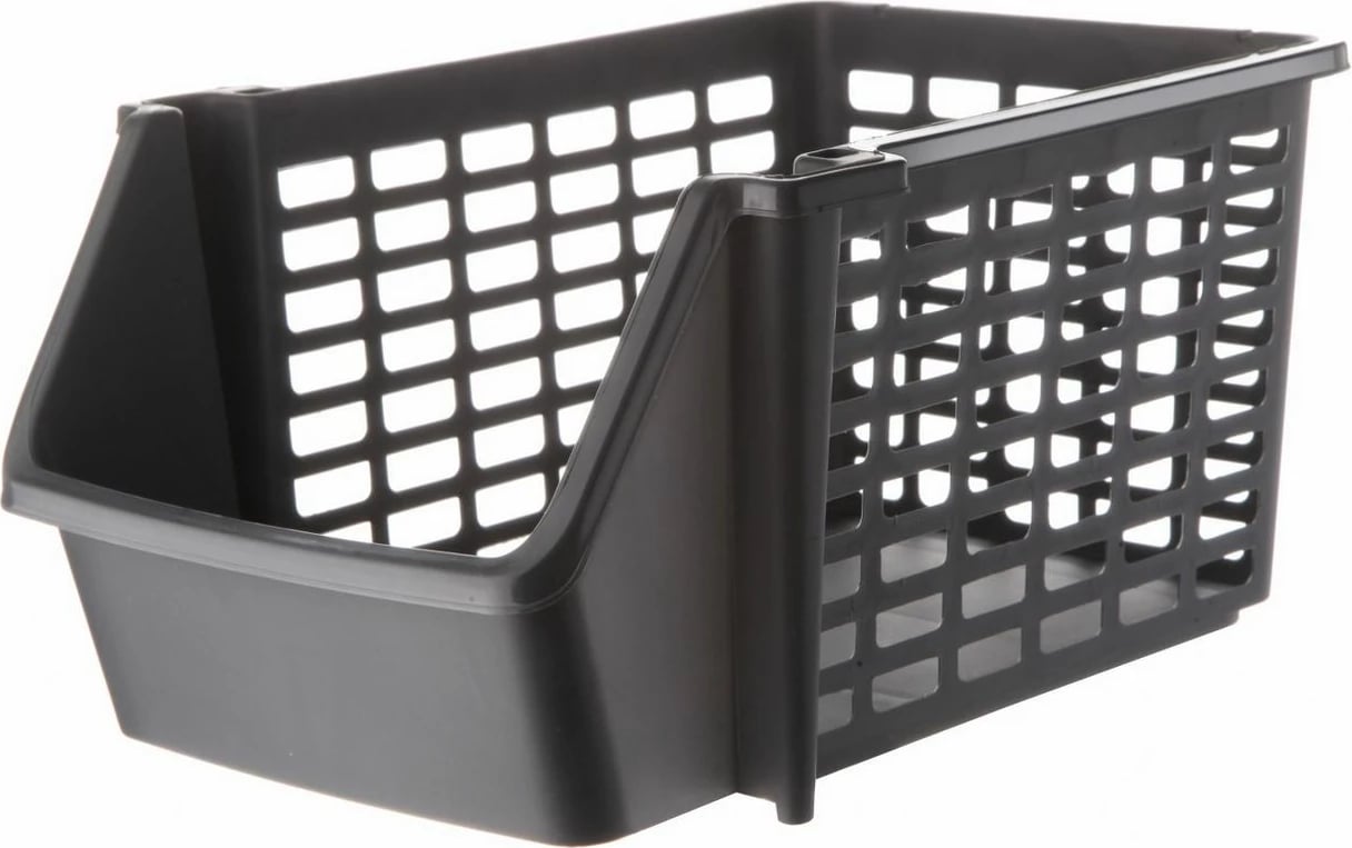 Organizer plastik, ngjyrë antracit, Aberto Design, EVYDZN-6, 21x28x15cm