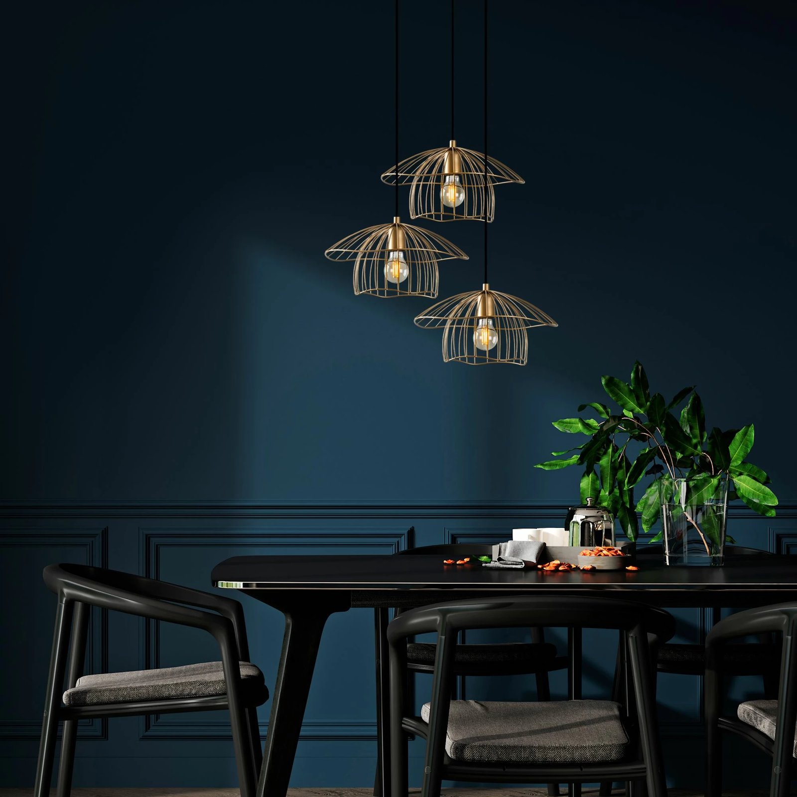 Llambë tavani Opviq, Mantar - 6503 - S - 1, ngjyrë ari