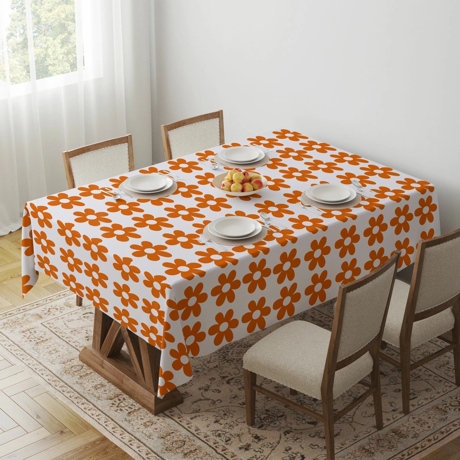 Mbulesë tavoline Hermia, Gravellamb4, 140x220 cm