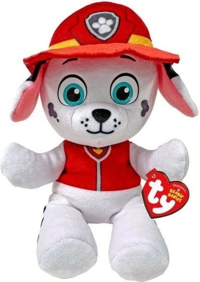 Lodër pelushi Paw Patrol Marshall Ty, 15 cm, shumëngjyrëshe