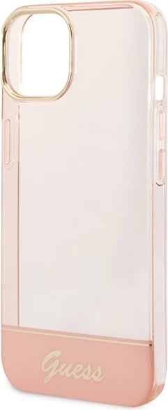 Mbështjellës Guess GUHCP14MHGCOP për iPhone 14 Plus 6.7", rozë, hardcase Mbështjellës Guess GUHCP14MHGCOP për iPhone 14 Plus 6.7", rozë, hardcase