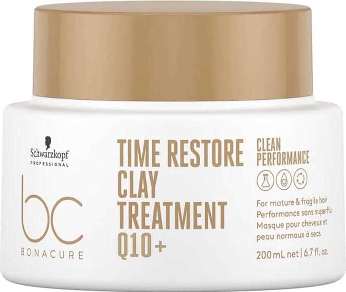 Maskë për flokë Schwarzkopf BC Bonacure Time Restore Q10+, 200ml