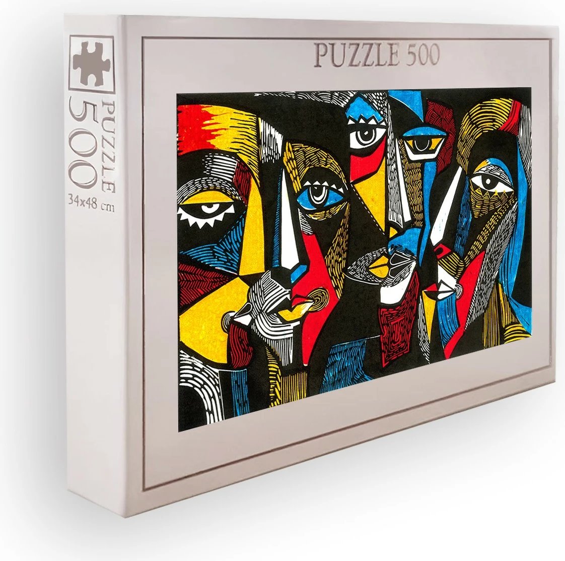 Puzzle 500 copë, Evila Originals, shumëngjyrësh, PZL_0122_500